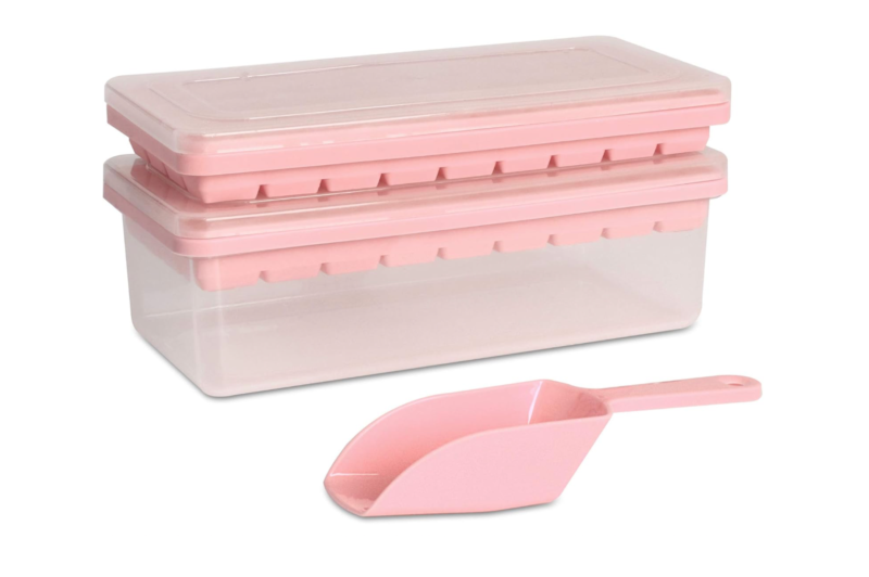 Silicone Ice Cube Tray with Lid